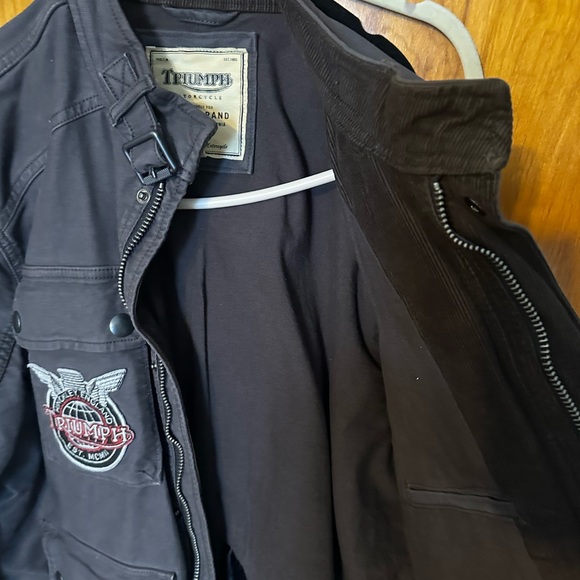 Triumph Motorcycle jacket, lucky brand. - Picture 4 of 4